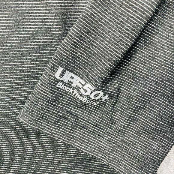 Speedo Men Swim Shirt Rash Guard L Long Sleeve Athletic Beach Pool Surf UV 50+ - Picture 5 of 5